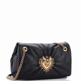 Devotion Soft Flap Shoulder Bag Leather Large