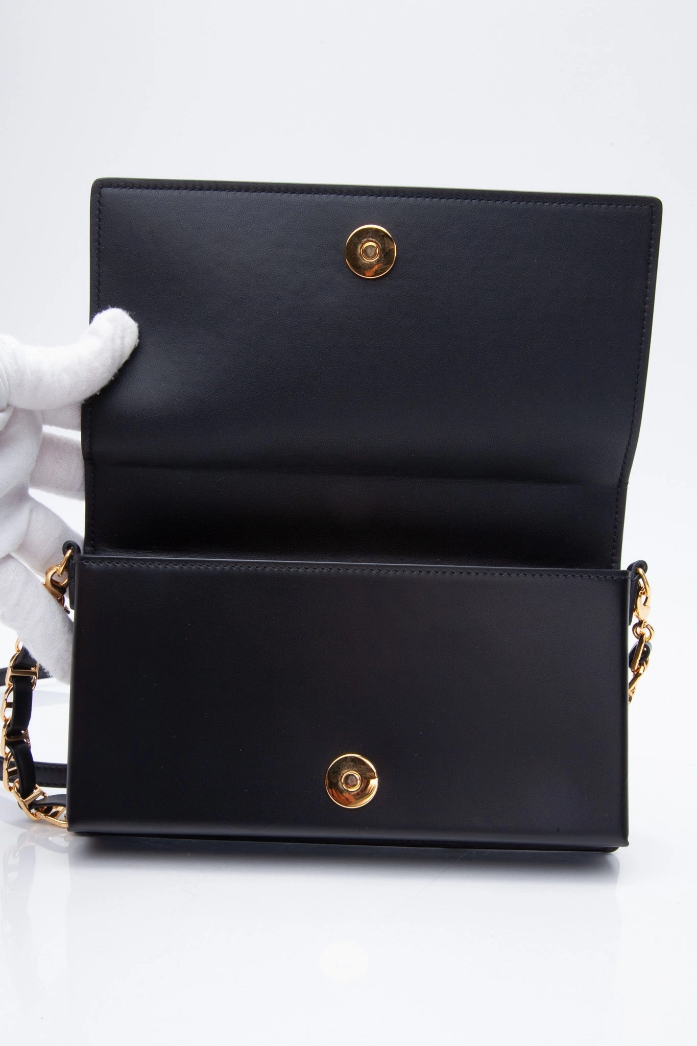 DIOR Black CD Signature Calfskin Mini Crossbody Bag (New)