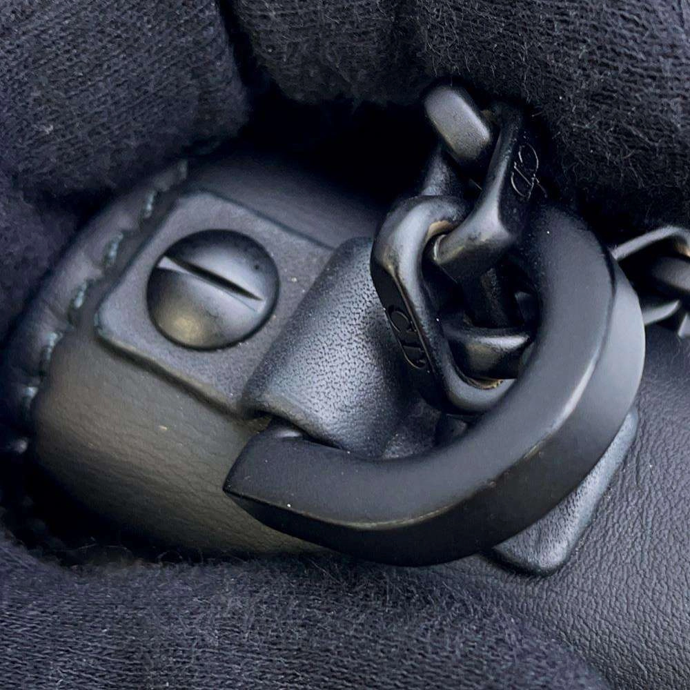 Dior JADIOR ChainShoulder Bag Black Leather