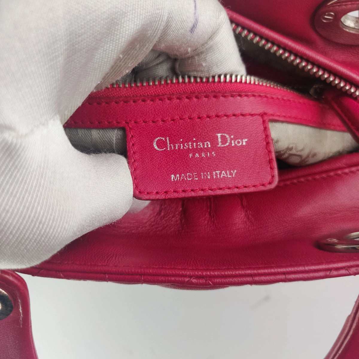 Dior Medium Lady Dior Bag Red
