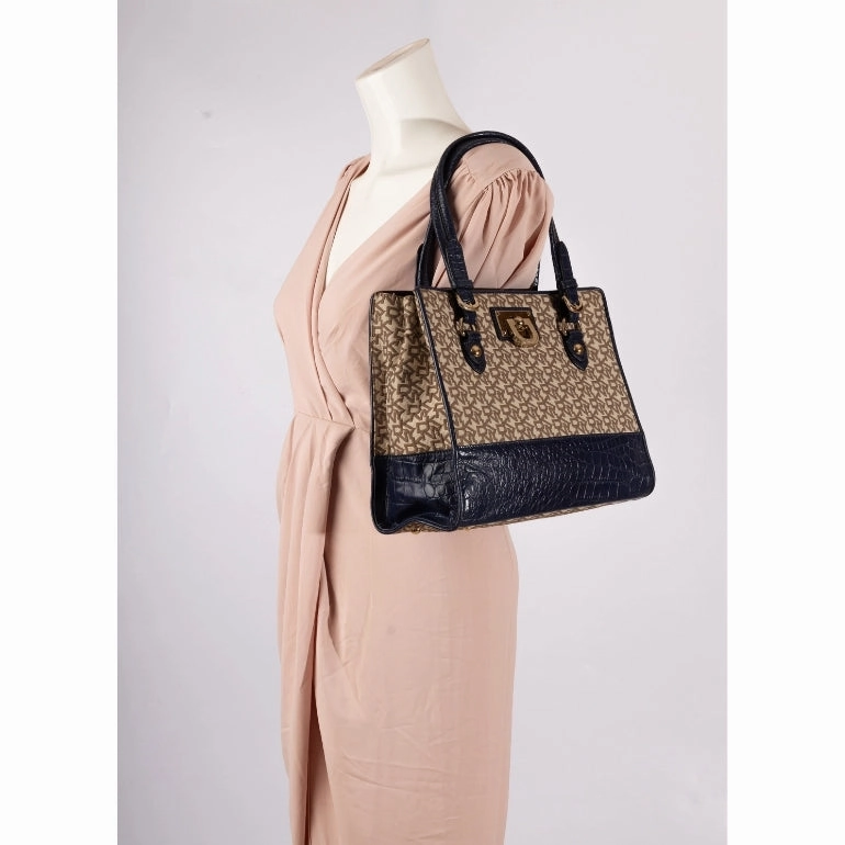 DKNY Signature Jacquard Shoulder Bag