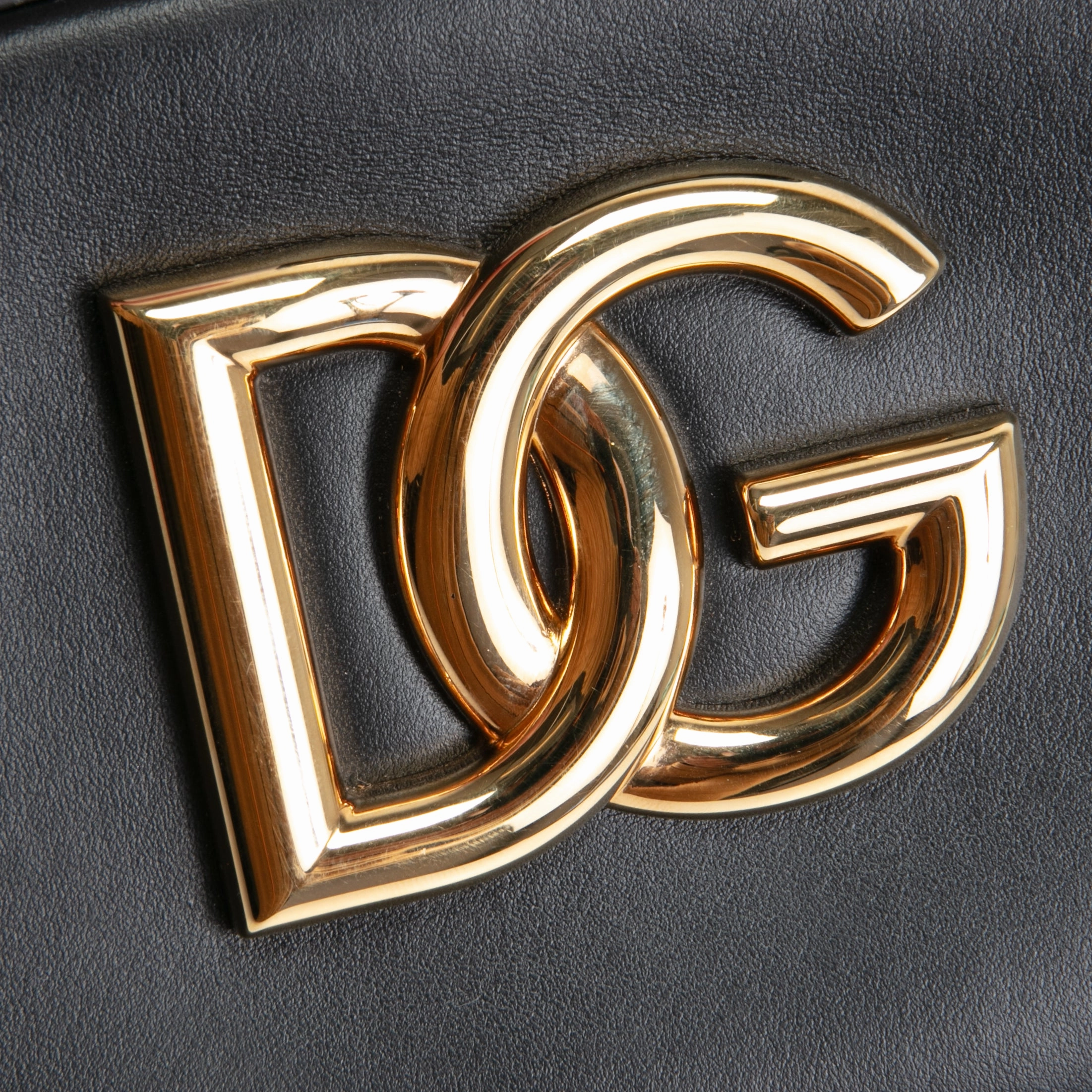 DOLCE & GABBANA Leather Camera Bag - Black