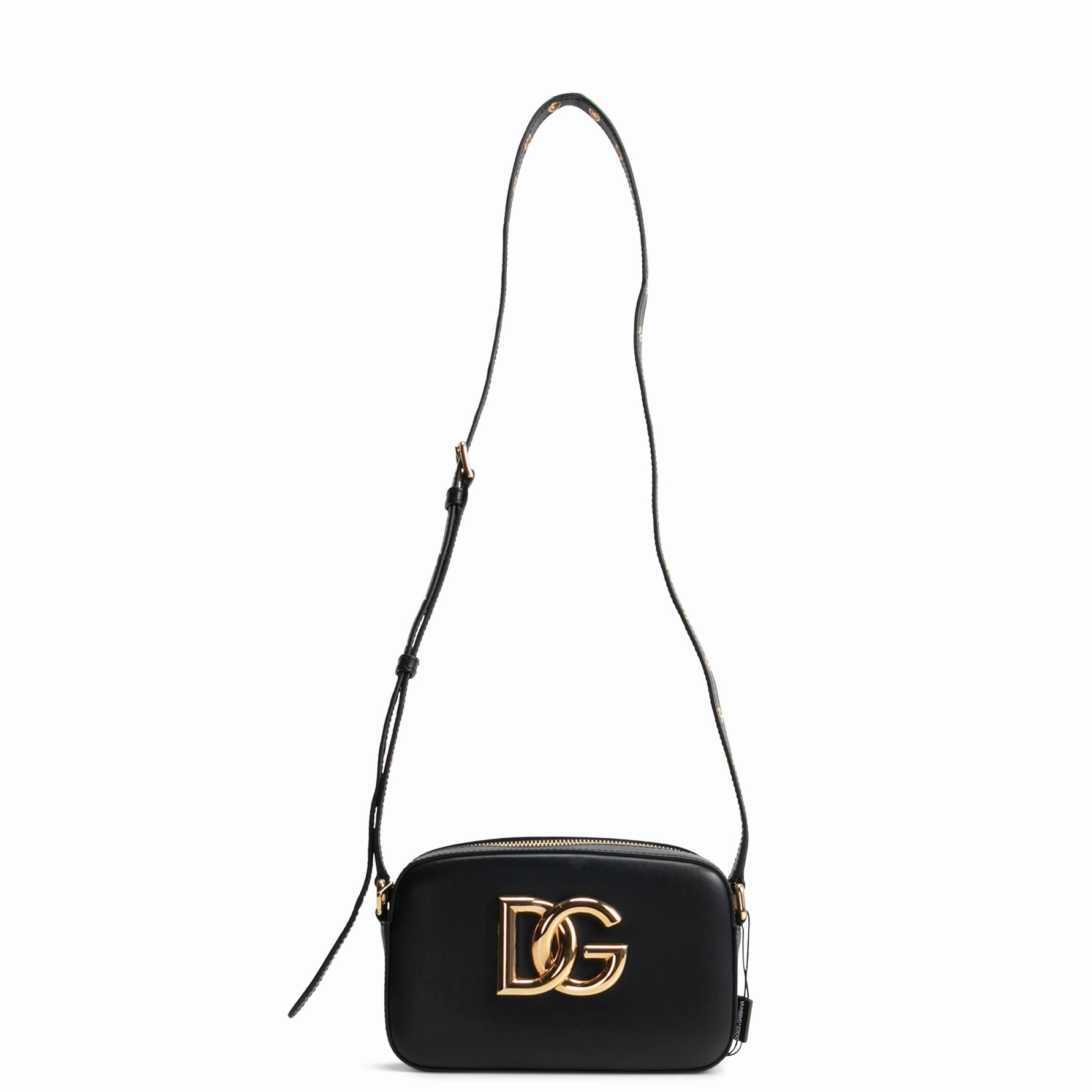 DOLCE & GABBANA Leather Camera Bag - Black