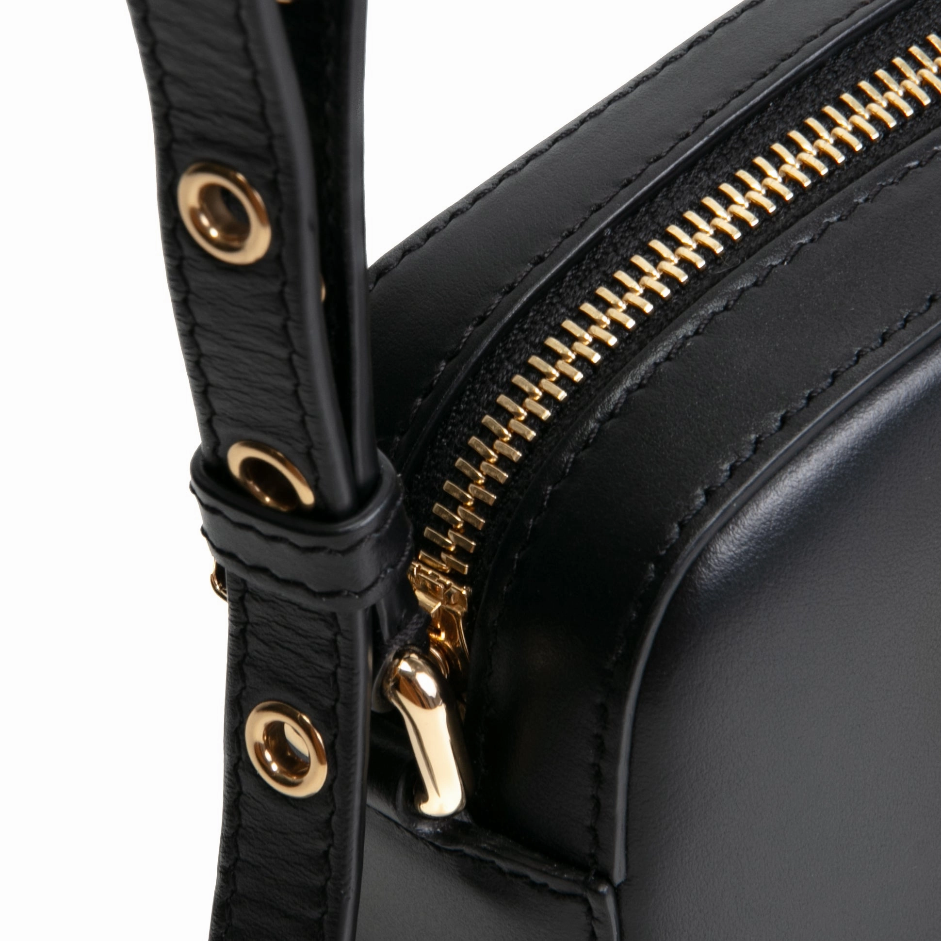 DOLCE & GABBANA Leather Camera Bag - Black