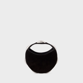 Dome Circular Top Handle Bag - Alexander Wang - Leather - Black