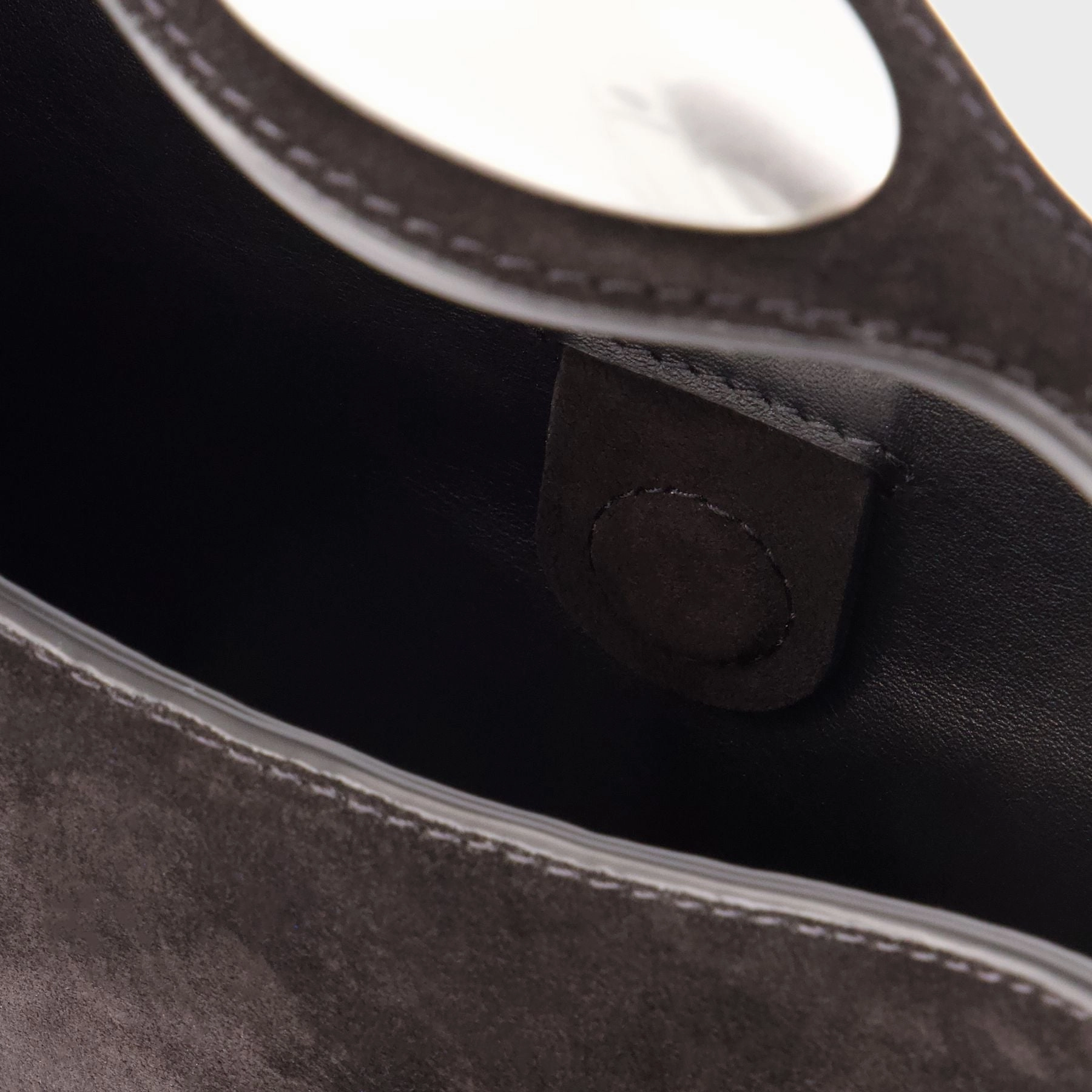 Dome Circular Top Handle Bag - Alexander Wang - Leather - Black