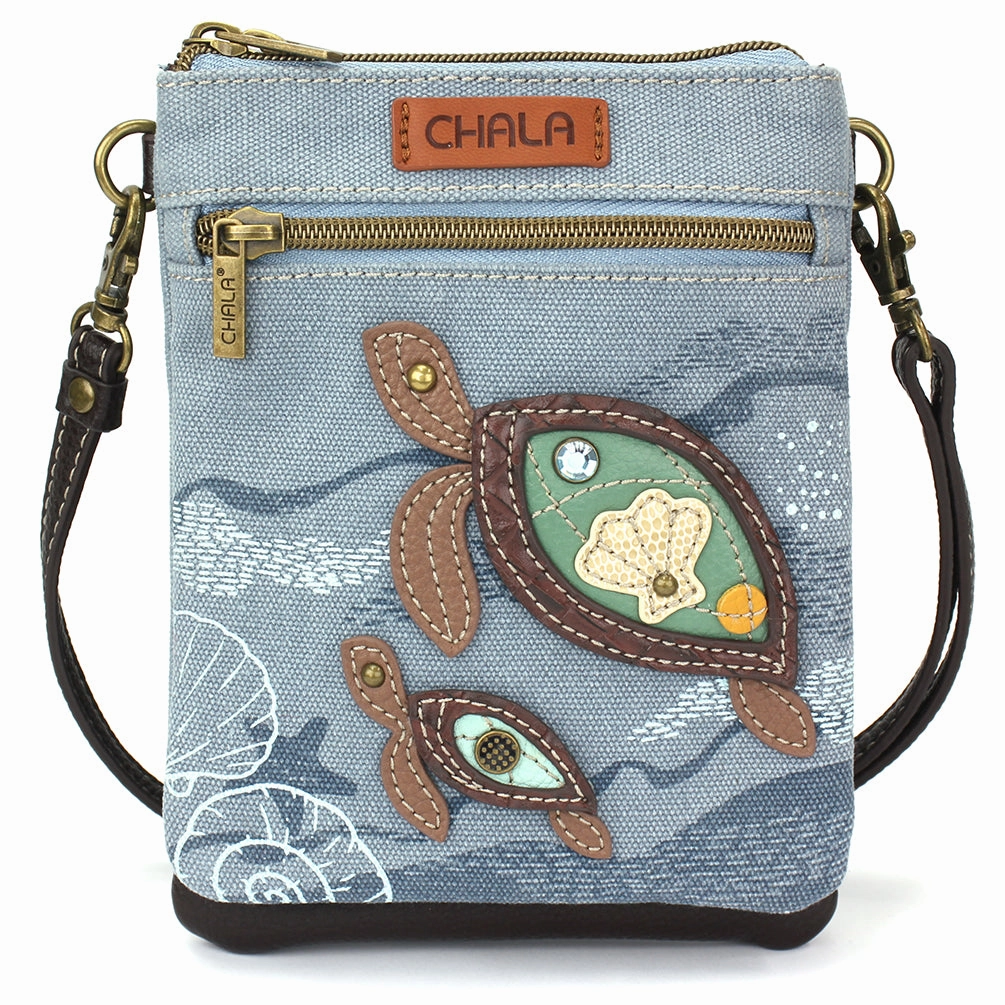 Double Pocket Xbody - Turtle