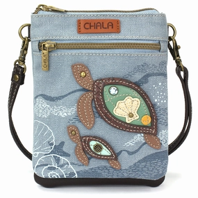 Double Pocket Xbody - Turtle
