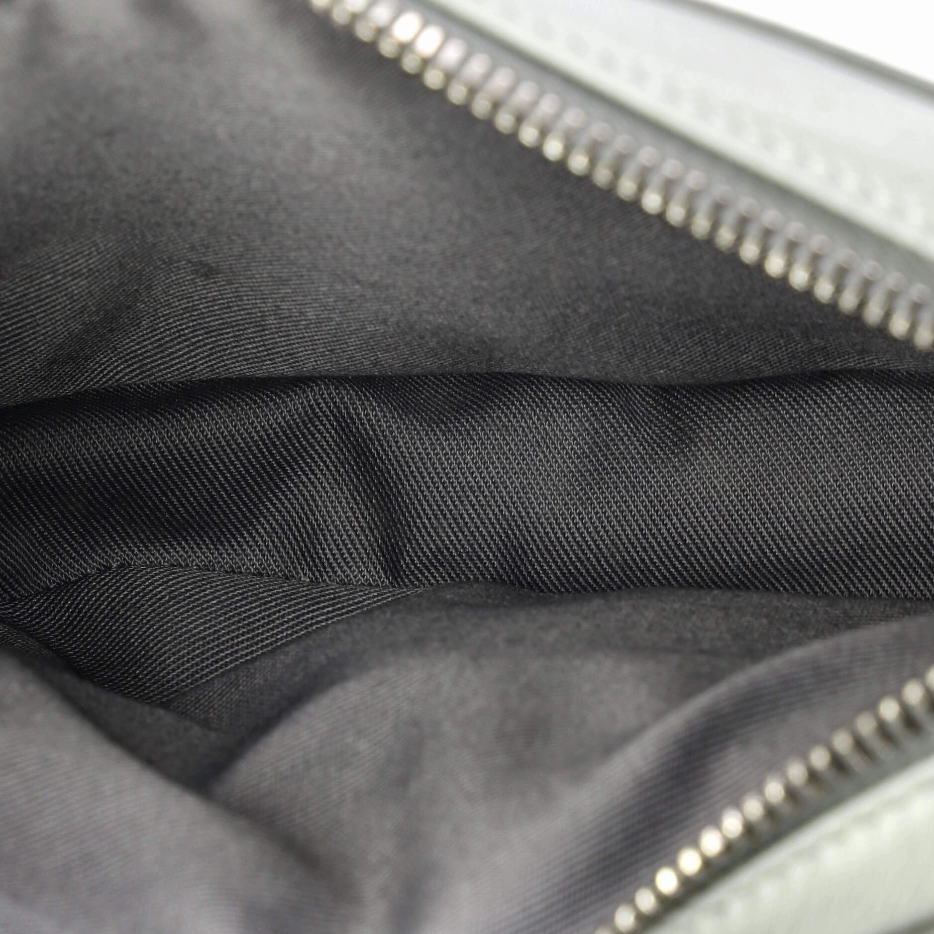 Double Zip Crossbody Pouch CD Diamond Coated Canvas