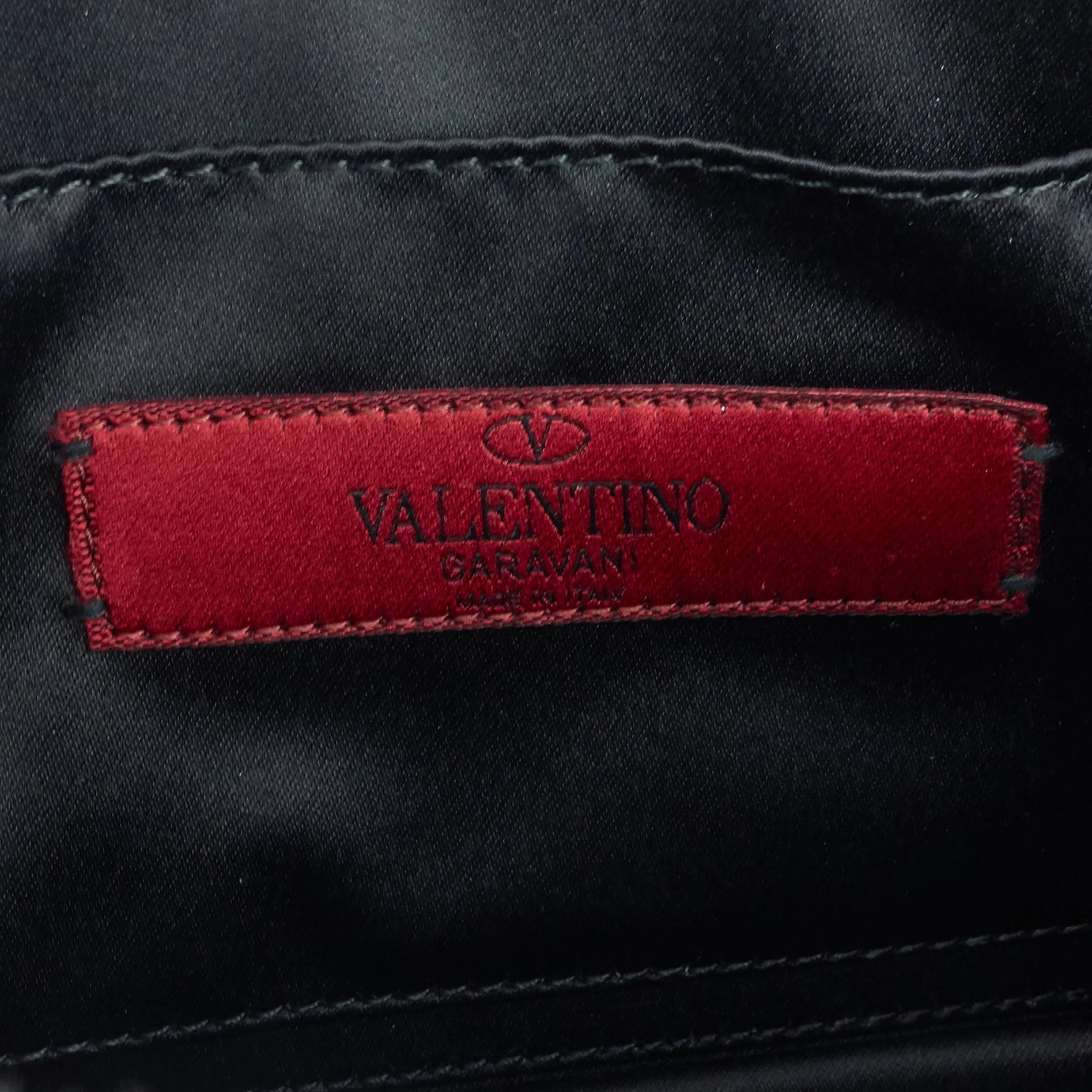Double Zip Rockstud Leather Camera Bag