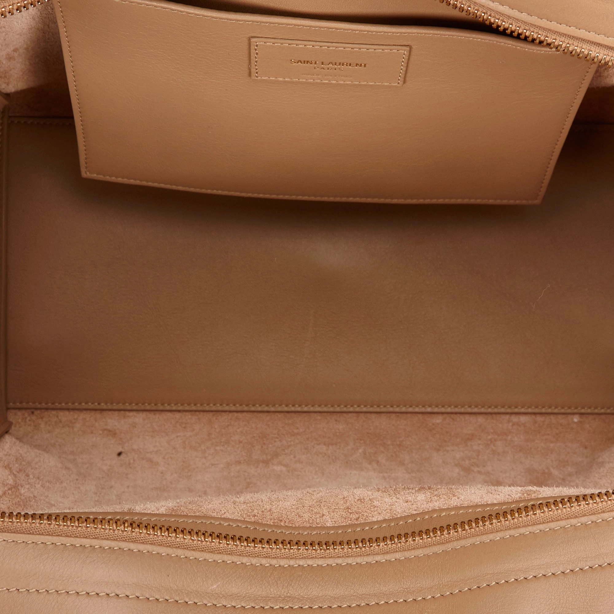 Downtown Cabas Leather and Suede Handbag