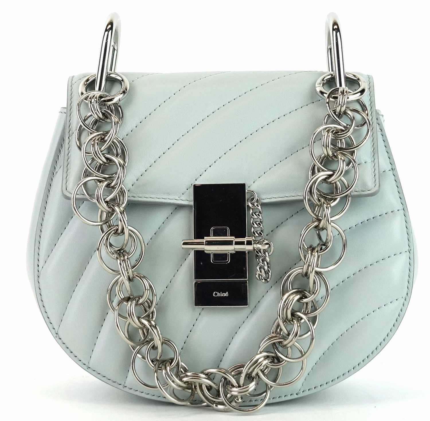 Drew Bijou Calf Leather Mini Crossbody Bag