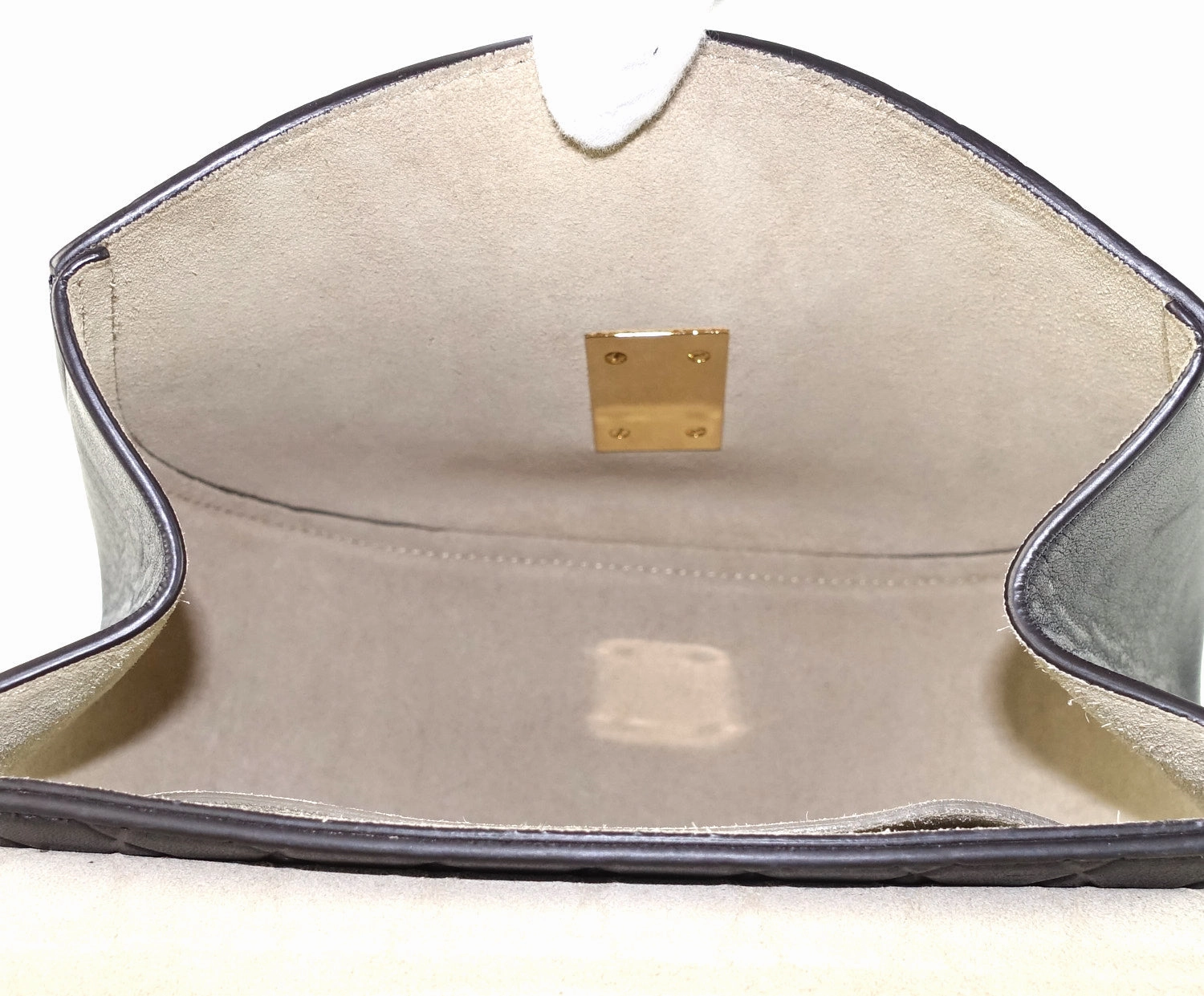 Drew Embossed Calfskin Leather Small Shoulder Bag