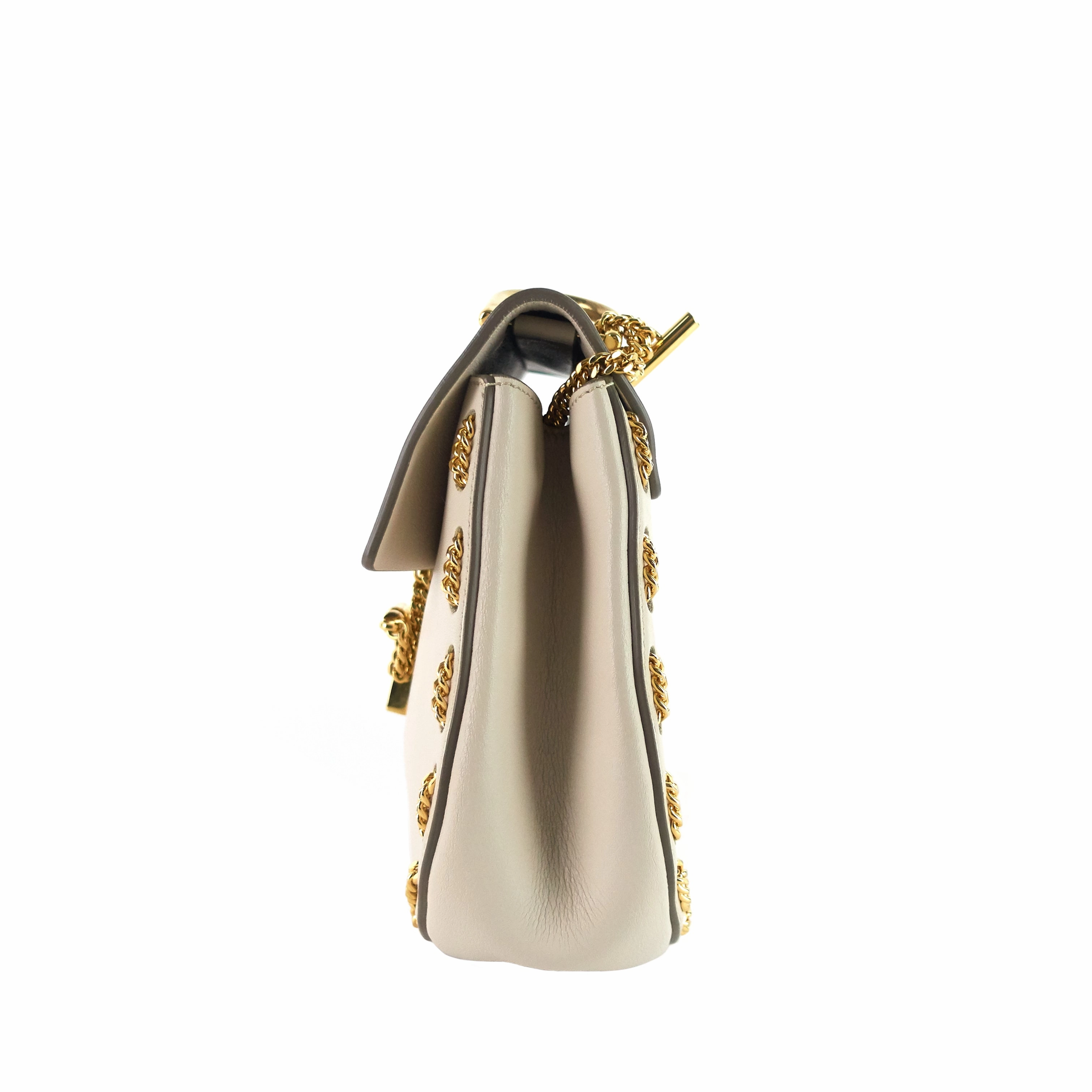 Drew Small Embellished Calfskin Leather Bag