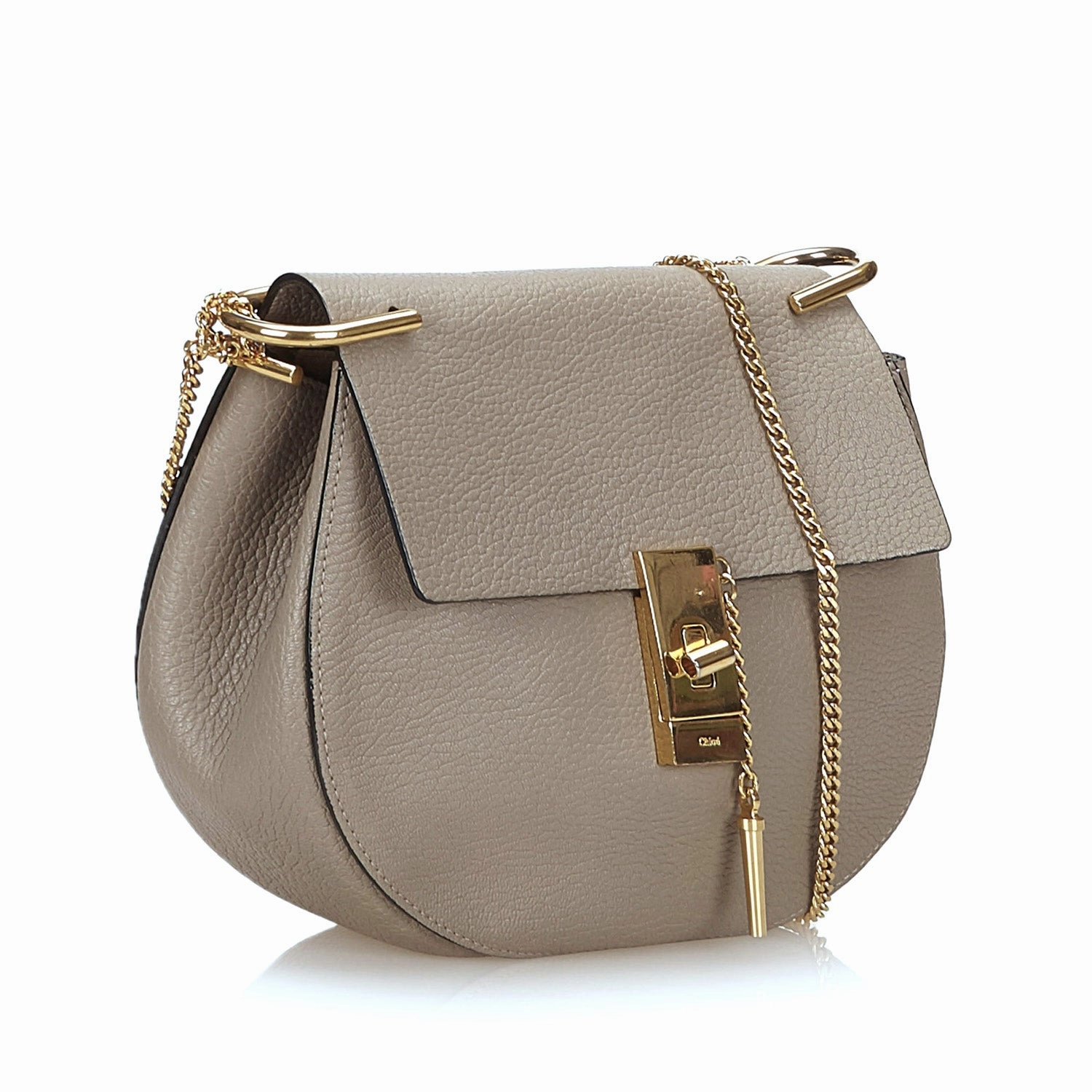 Drew Textured Lambskin Leather Shoulder Bag