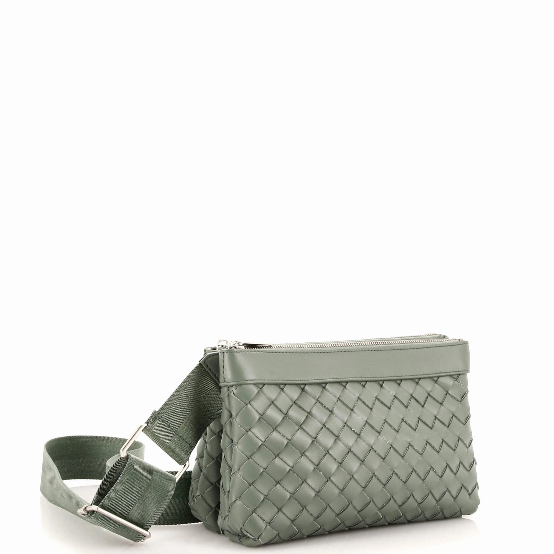 Duo Shoulder Bag Intrecciato Nappa