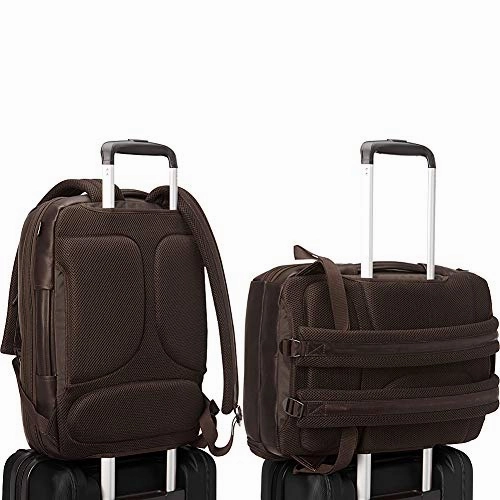 eBags Professional Slim Laptop Backpack - LTD Edition Colombian Leather (Brown)
