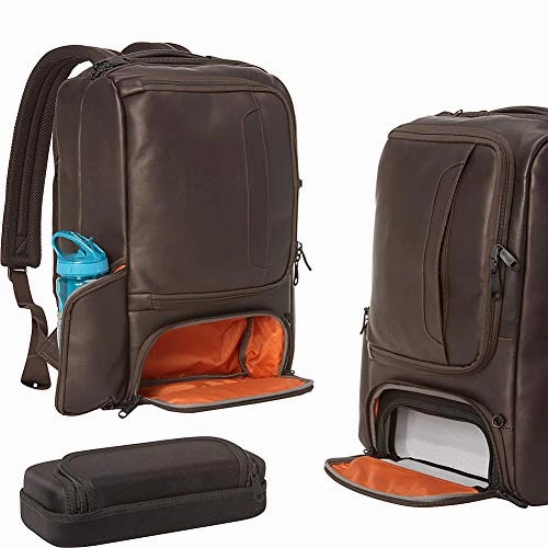 eBags Professional Slim Laptop Backpack - LTD Edition Colombian Leather (Brown)