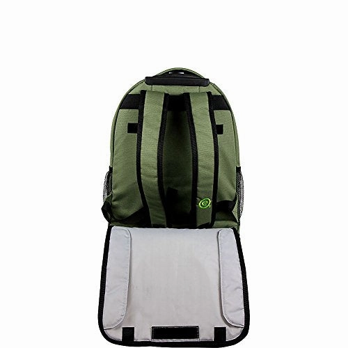 Ecogear Dhole Laptop Rolling Backpack (Olive Green)