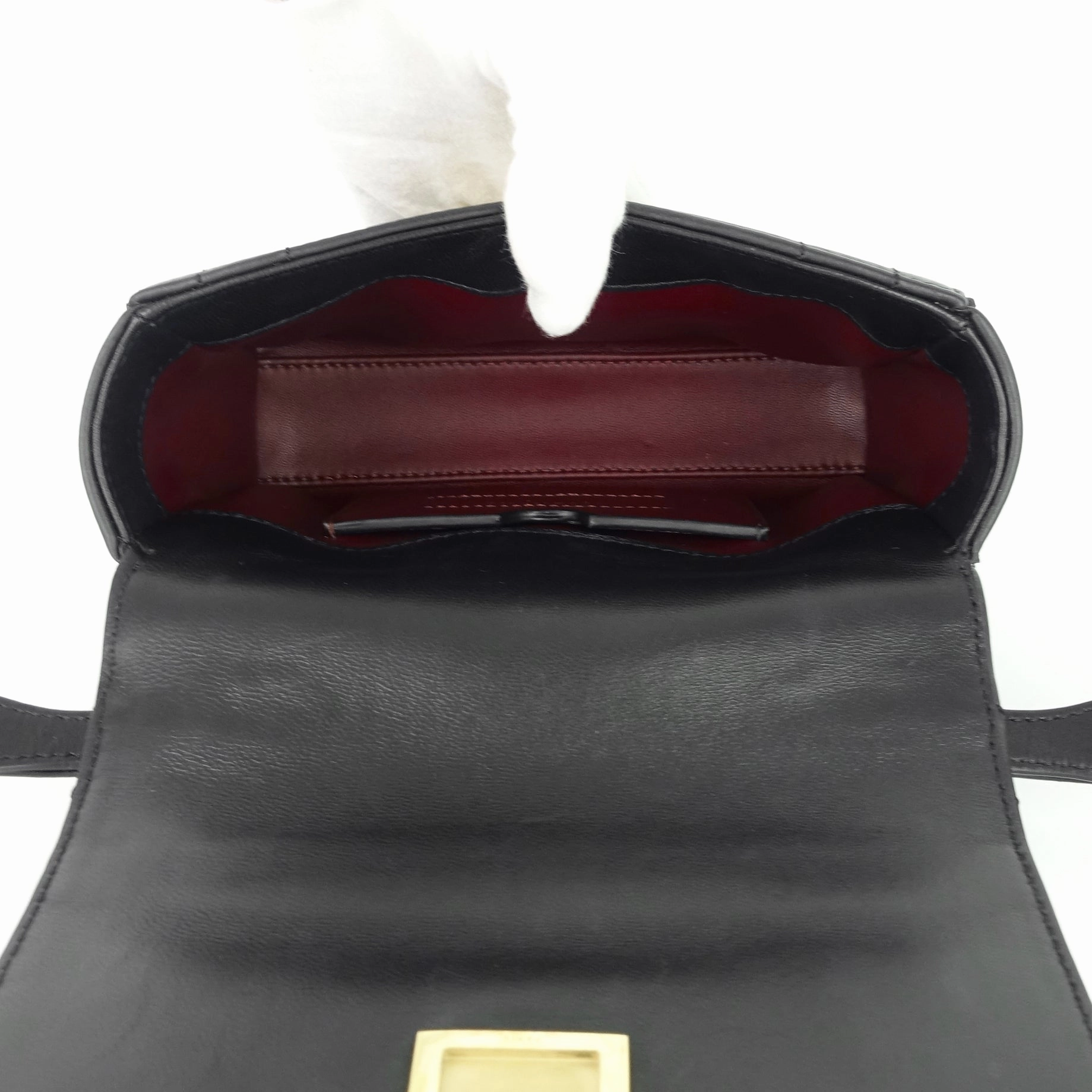 Eden Mini Calf Leather Satchel Bag