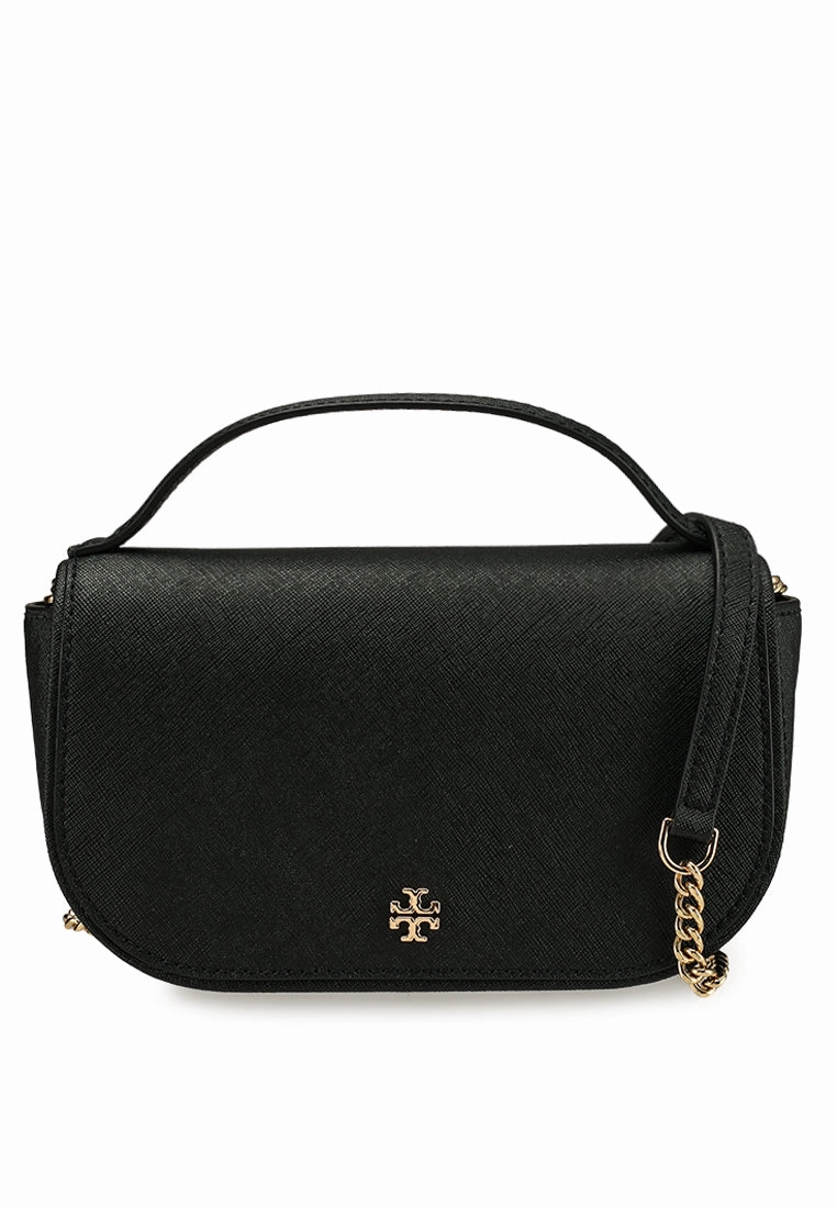 Emerson Top Handle Crossbody Bag - Black