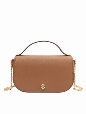 Emerson Top Handle Crossbody Bag - Tan/ Moose