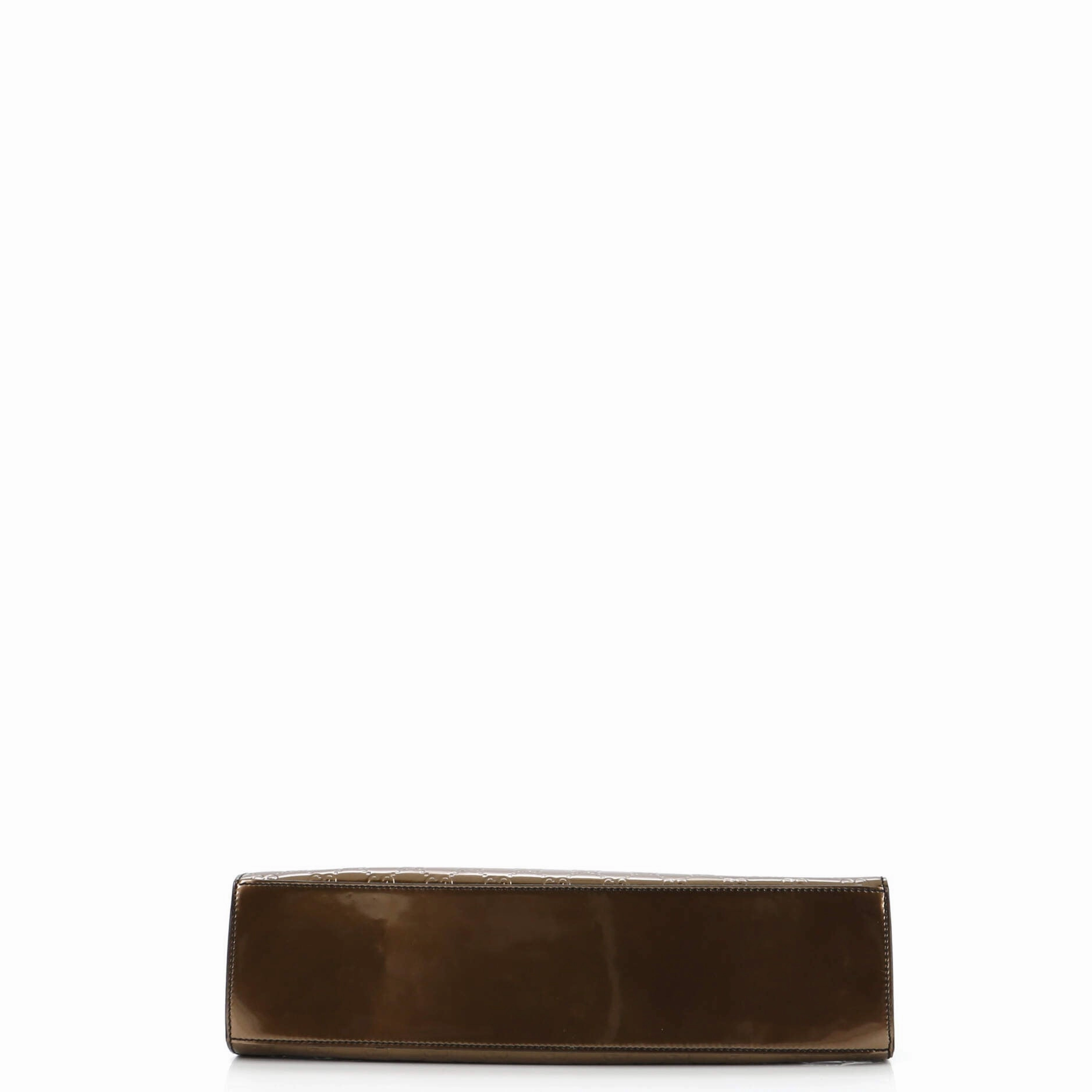 Emily Chain Flap Shoulder Bag Guccissima Patent Large