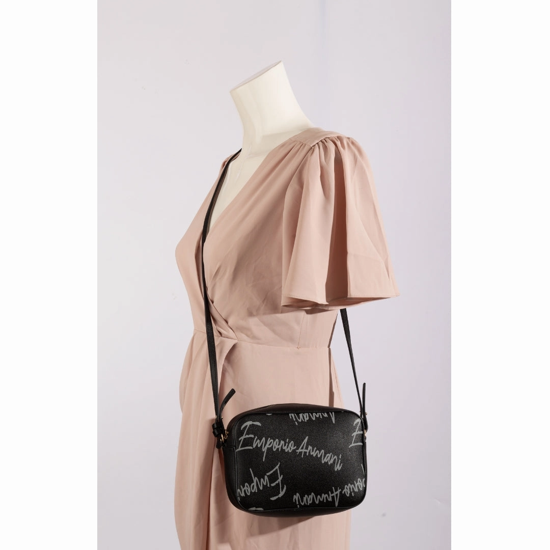 Emporio Armani Lily Logo Print Crossbody Bag