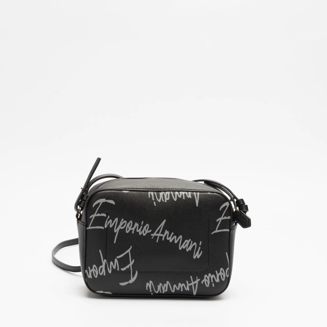 Emporio Armani Lily Logo Print Crossbody Bag