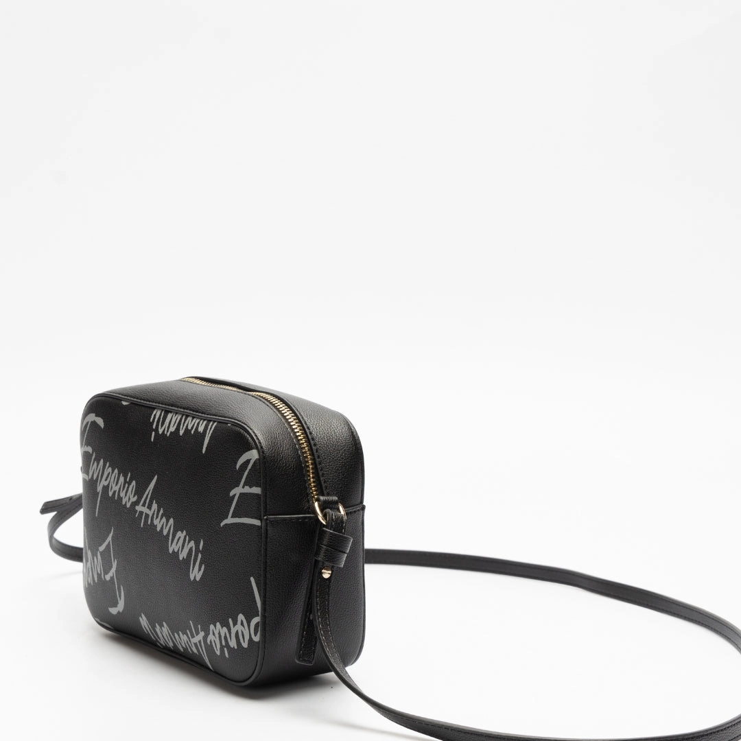 Emporio Armani Lily Logo Print Crossbody Bag