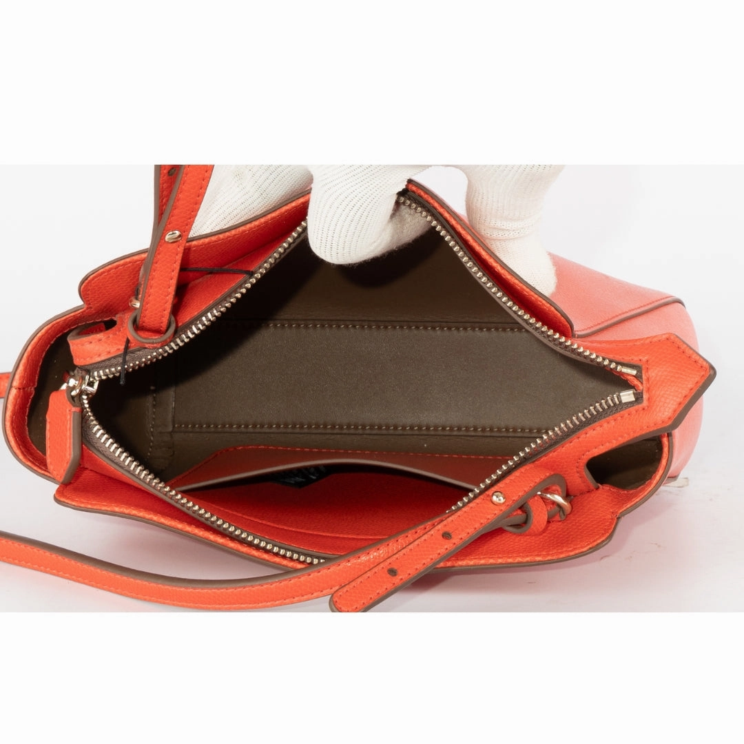 Emporio Armani Red Leather Crossbody Bag