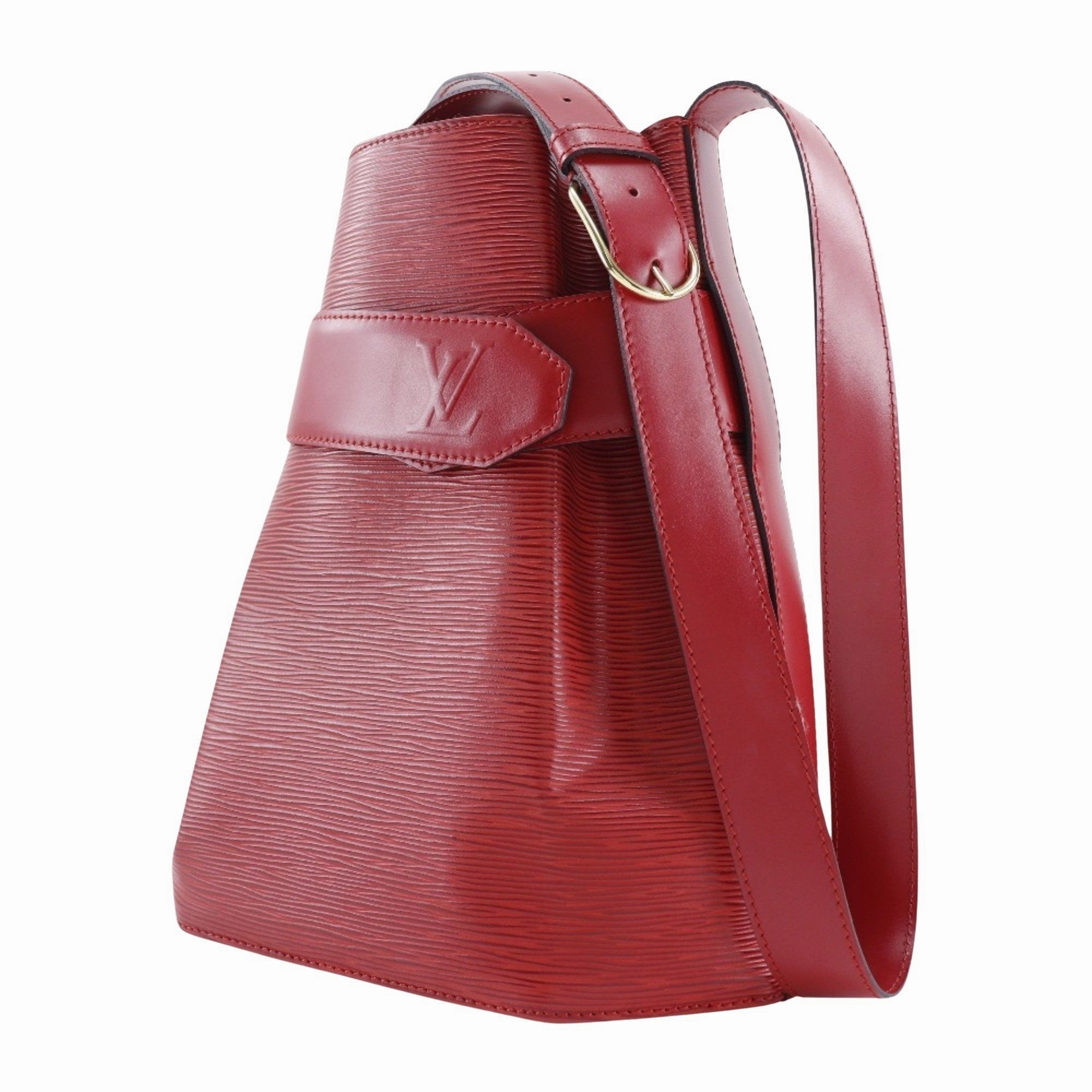 Empreinte Twist PM Shoulder Bag Red