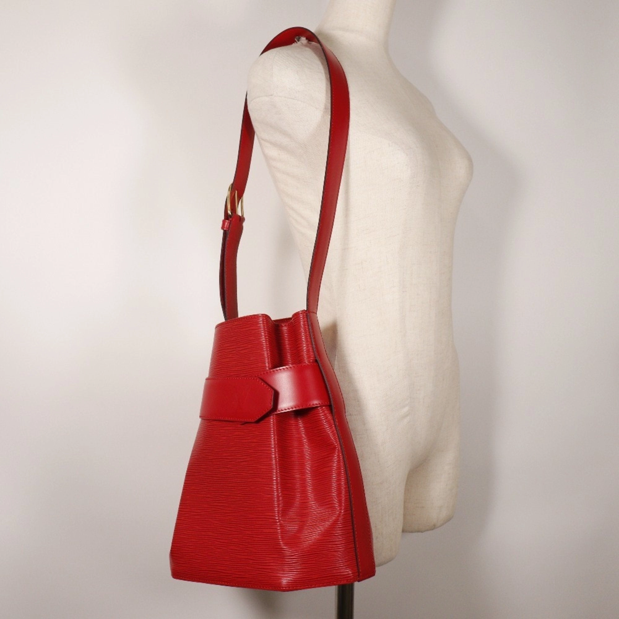 Empreinte Twist PM Shoulder Bag Red