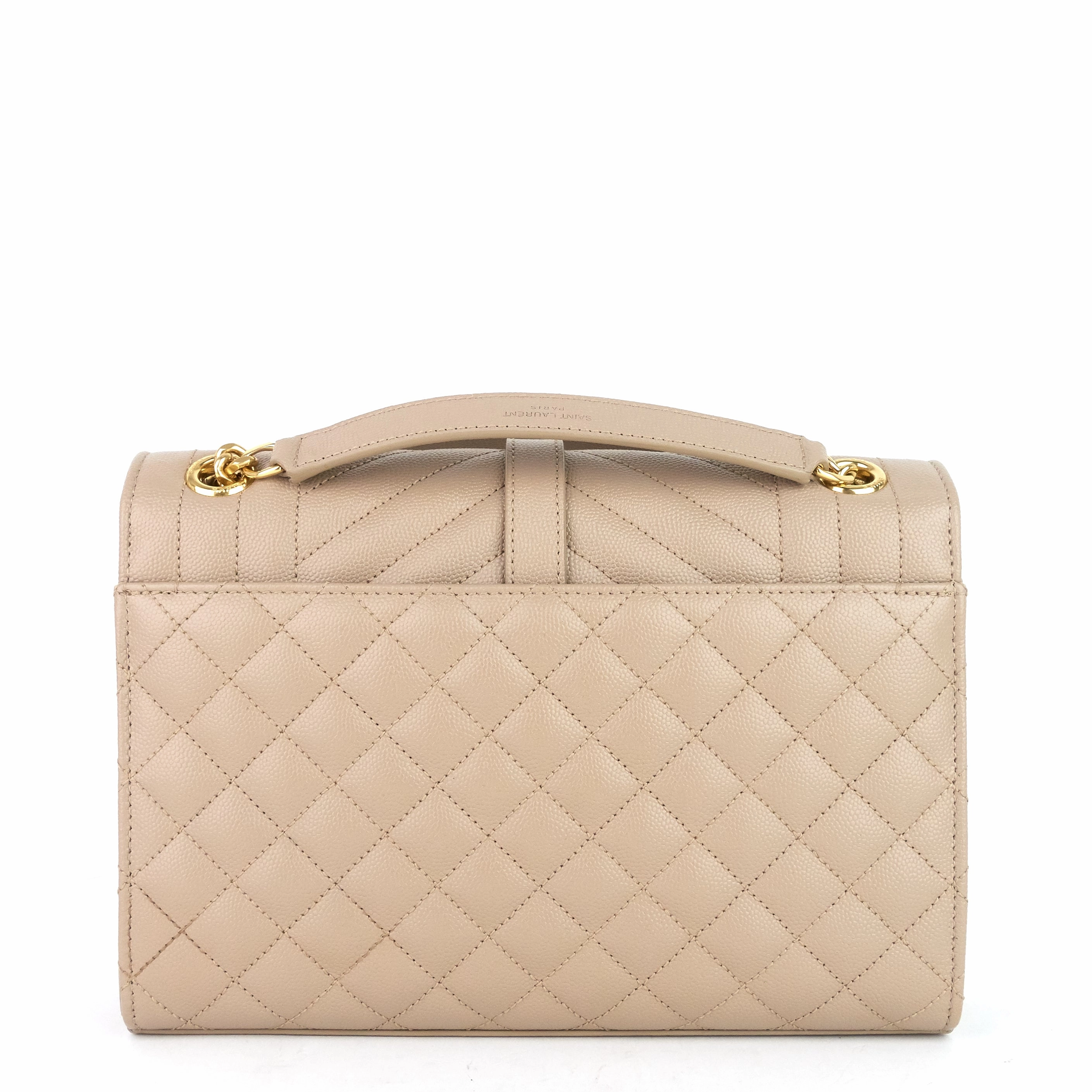 Envelope Medium Grain de Poudre Matelass Calfskin Bag