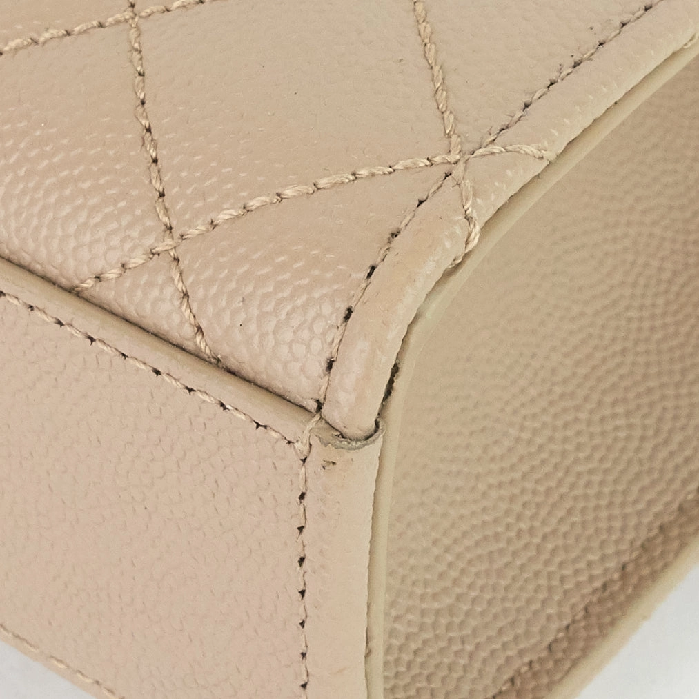 Envelope Medium Grain de Poudre Matelass Calfskin Bag