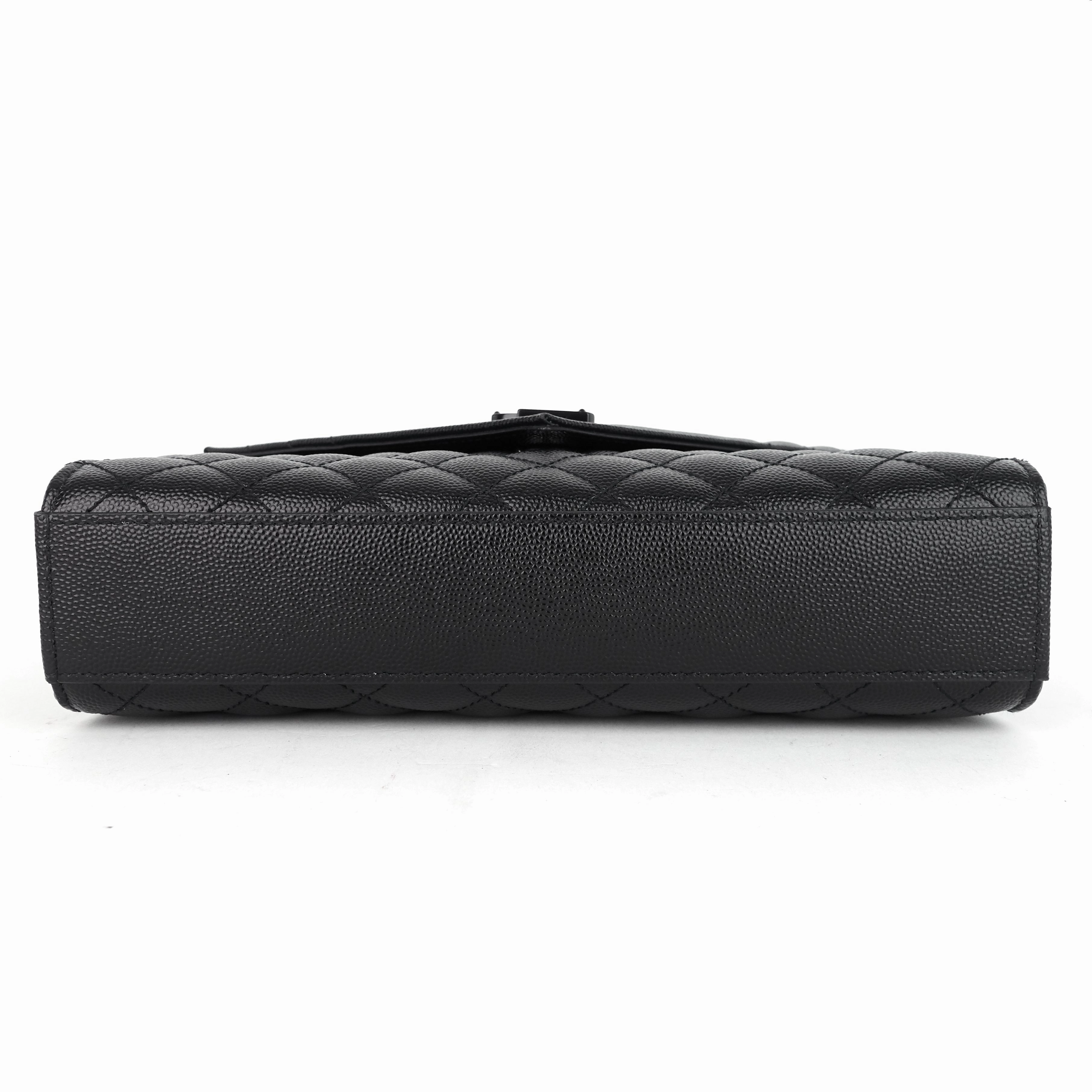 Envelope Medium Grain de Poudre Matelass Calfskin Shoulder Bag