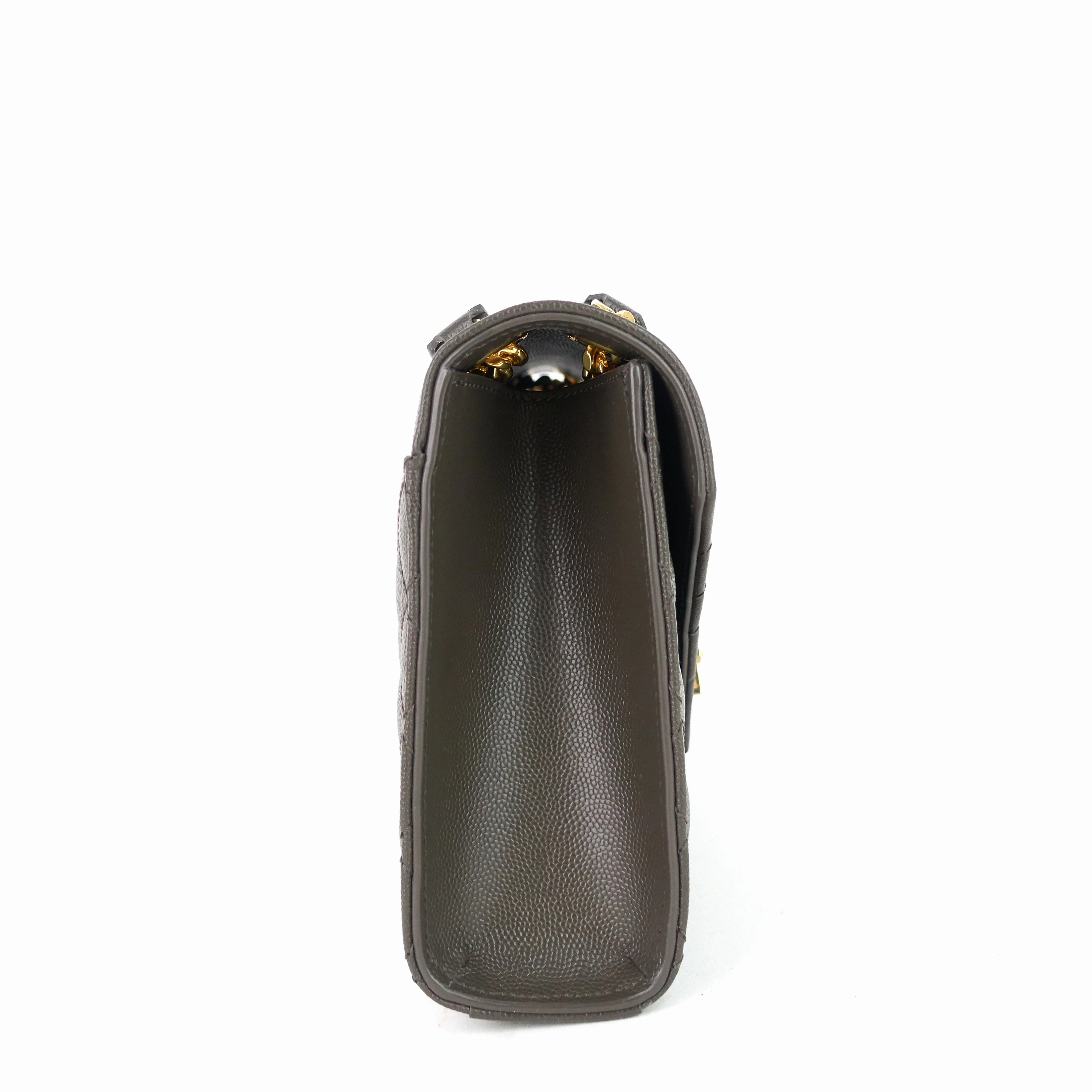Envelope Medium Grain de Poudre Matelass Calfskin Shoulder Bag