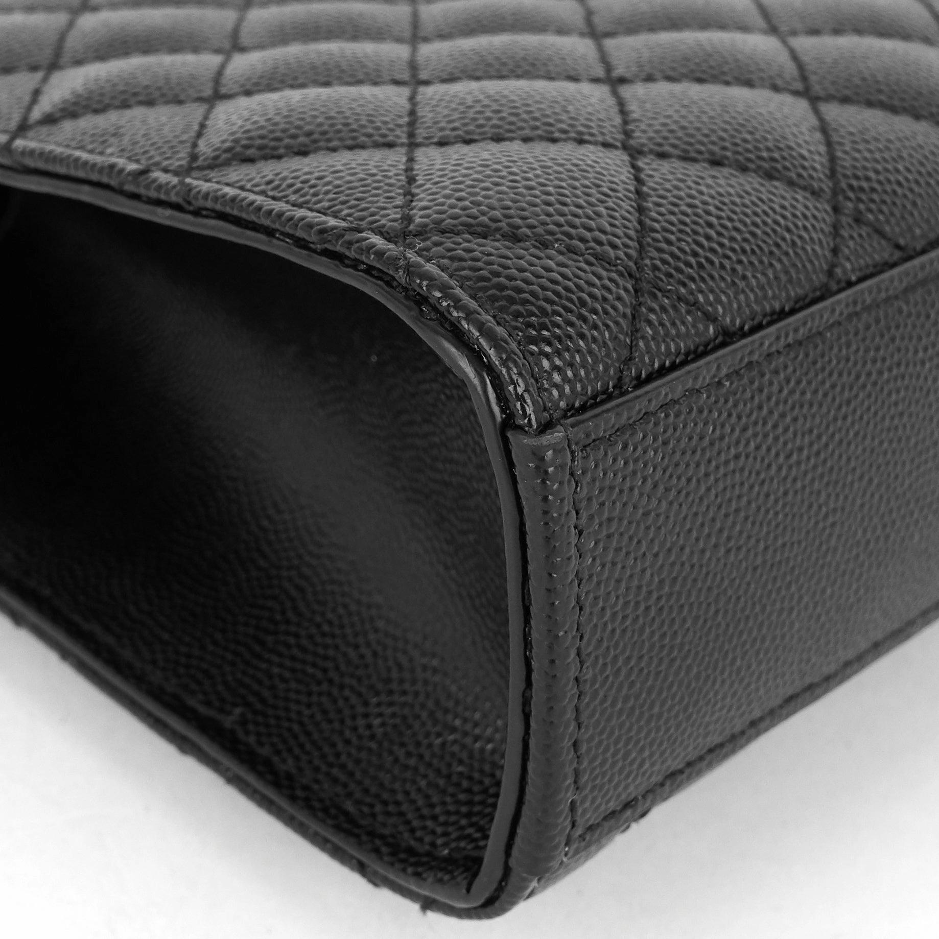 Envelope Medium Grain de Poudre Matelass Calfskin Shoulder Bag