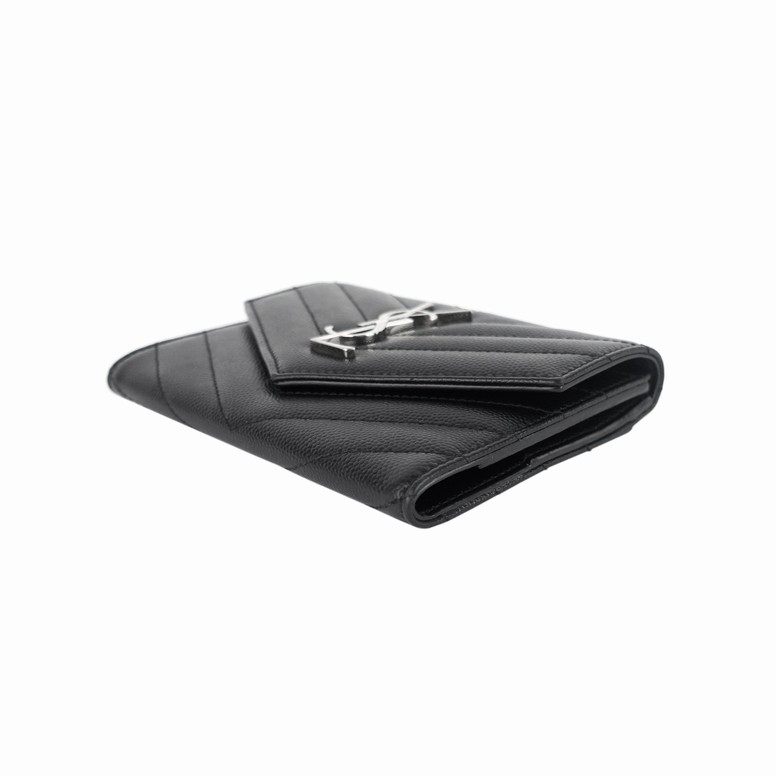 Envelope Small Grain de Poudre Leather Wallet
