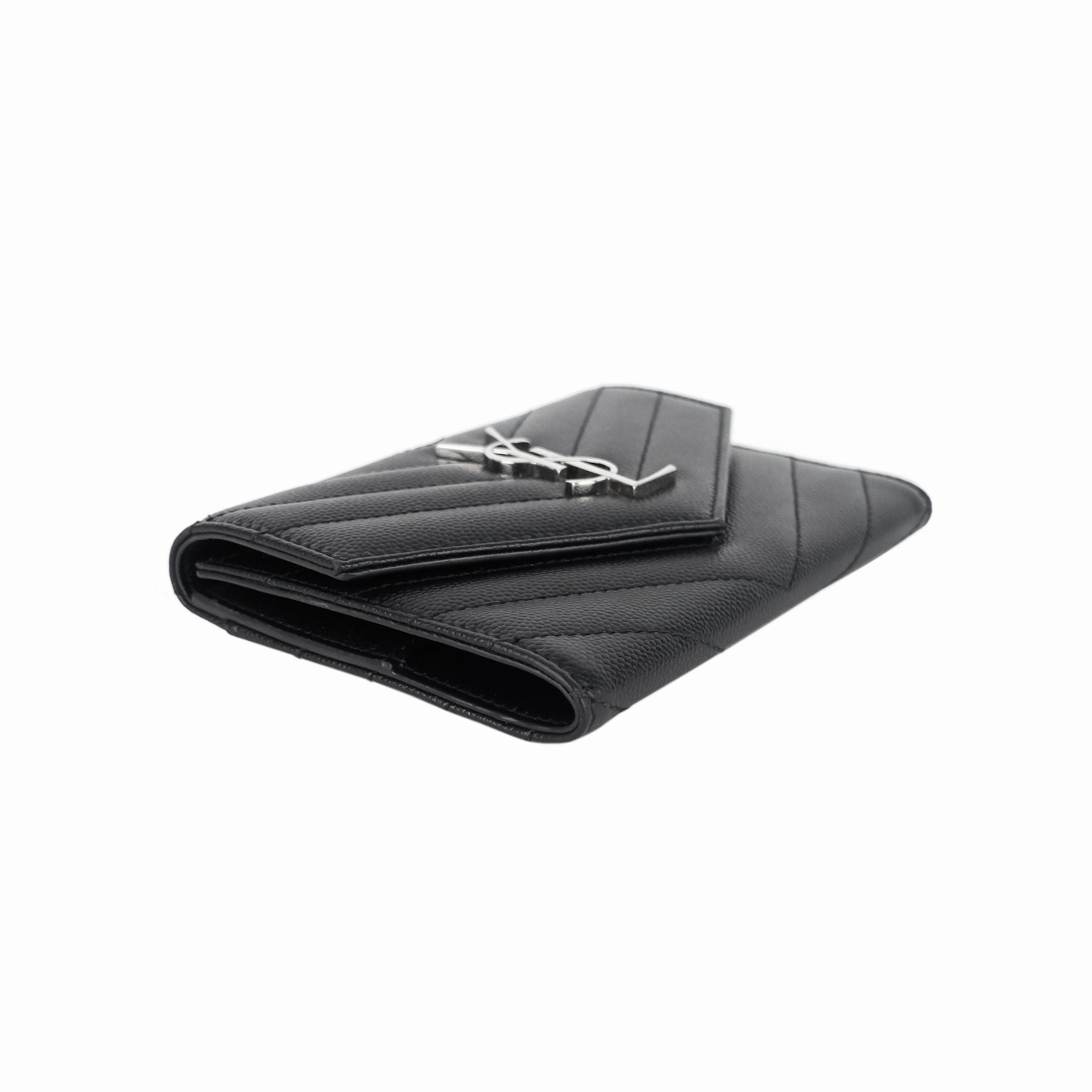 Envelope Small Grain de Poudre Leather Wallet