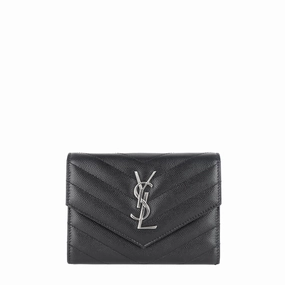 Envelope Small Grain de Poudre Leather Wallet