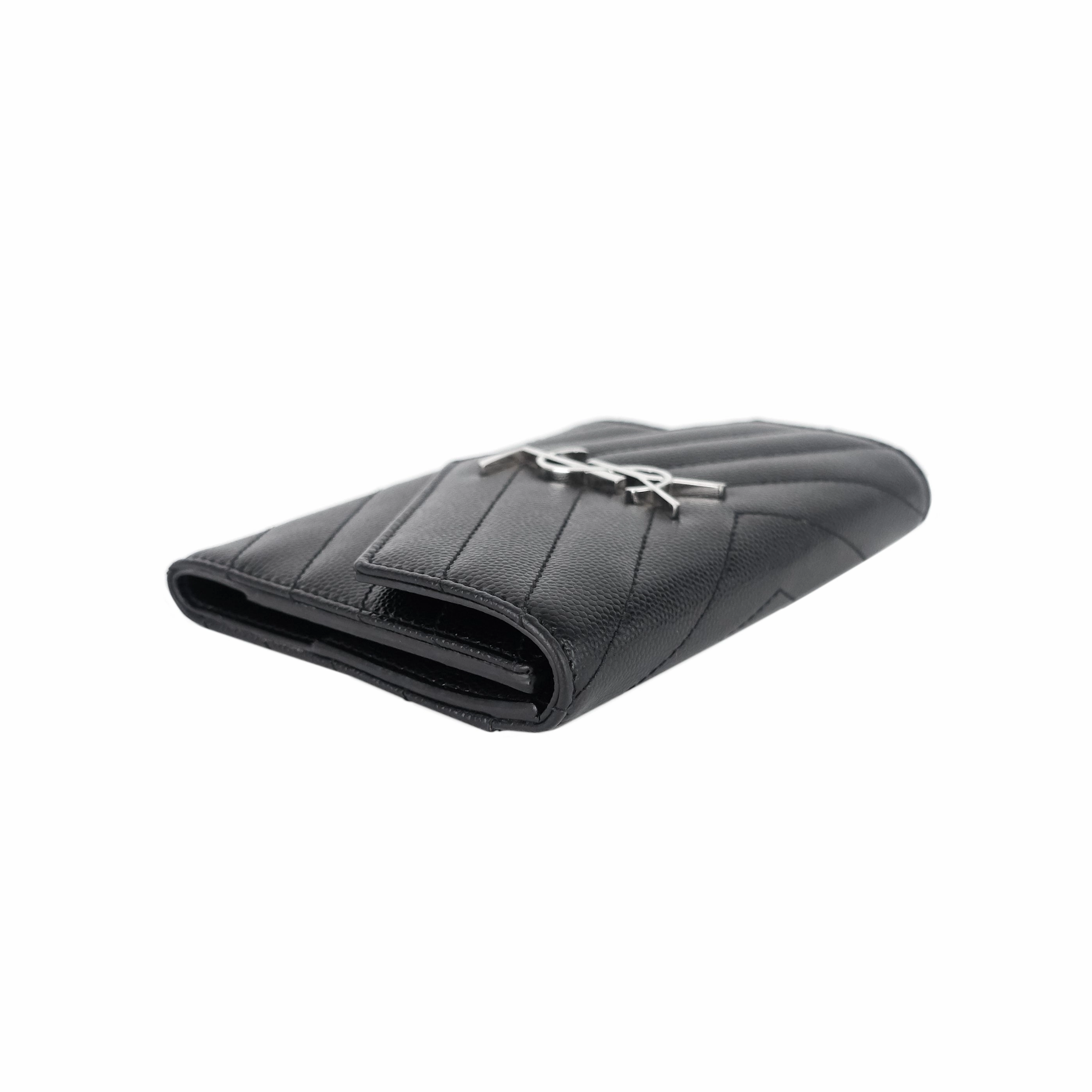 Envelope Small Grain de Poudre Leather Wallet