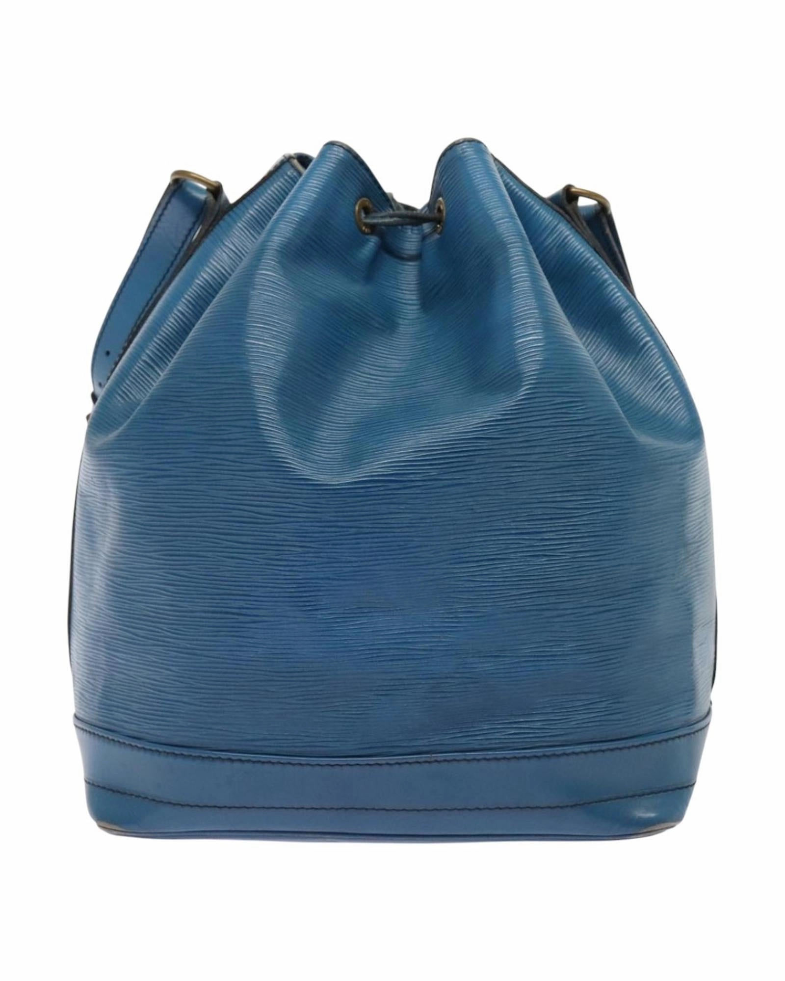 Epi Leather Shoulder Bag with Adjustable Strap