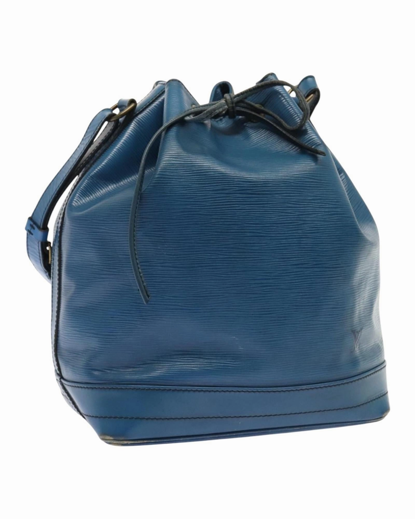 Epi Leather Shoulder Bag with Adjustable Strap