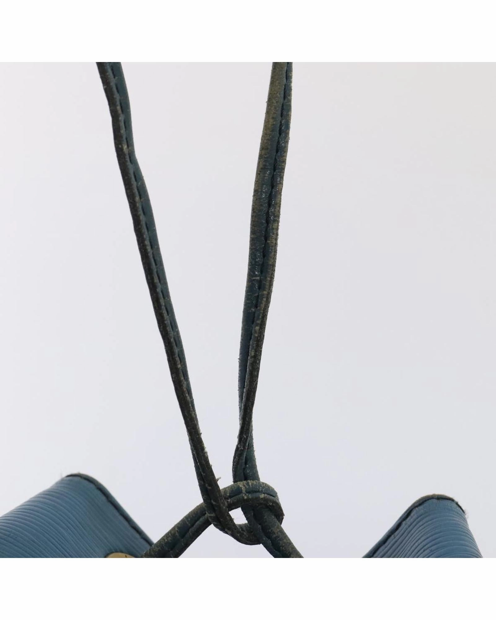 Epi Leather Shoulder Bag with Adjustable Strap