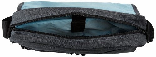 Everest Casual Laptop Messenger Briefcase, Charcoal, One Size