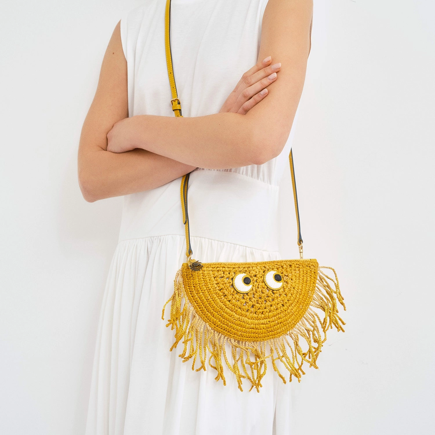 Eyes Half Moon Cross-body