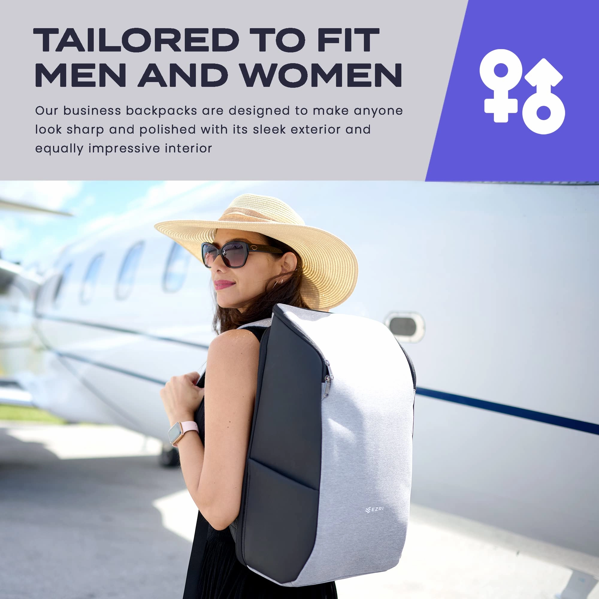 EZRI Travel Backpack