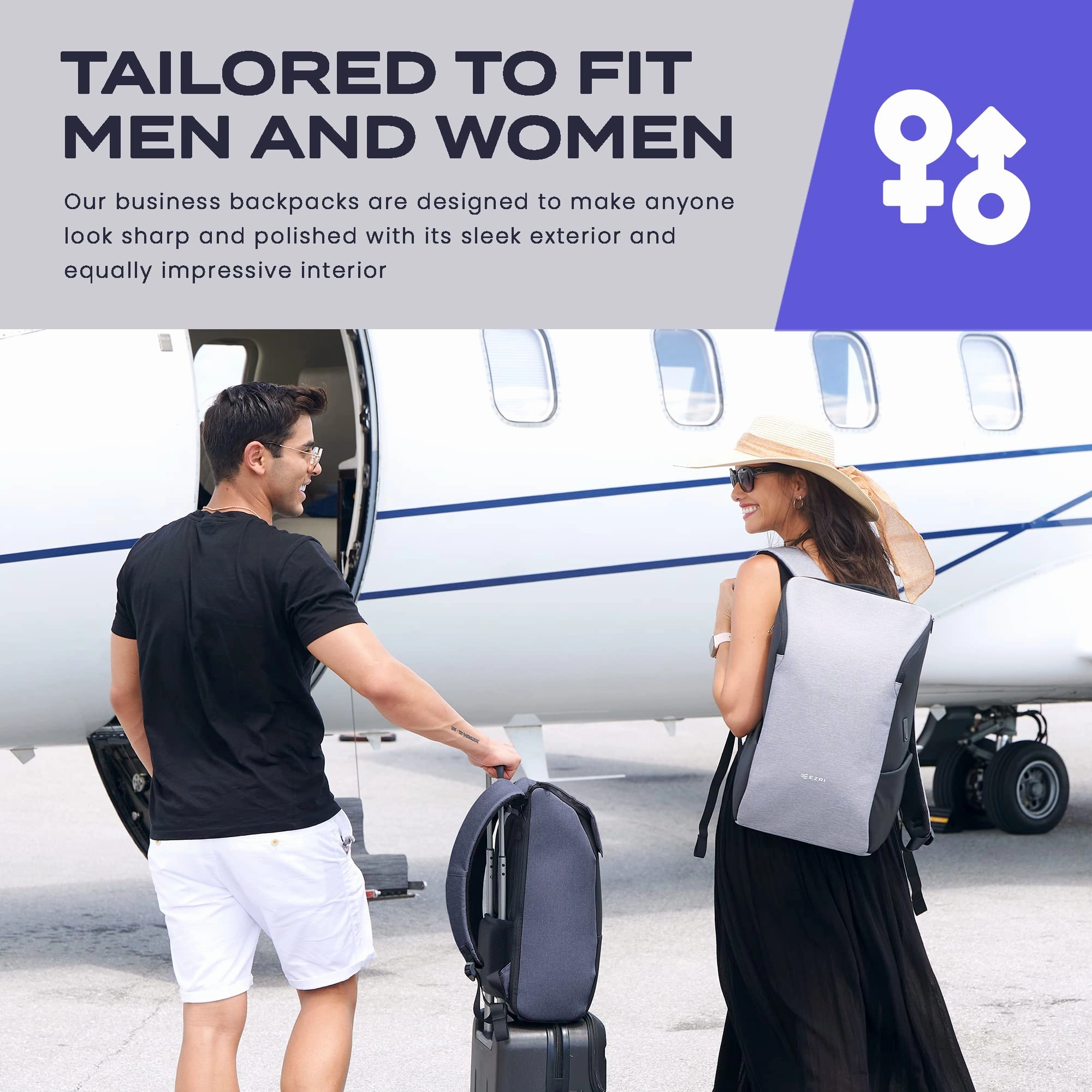 EZRI Travel Backpack