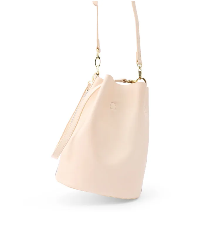 Fashion LEATHER Bucket Bag WOMENs SHOULDER BAG Purses FOR WOMEN